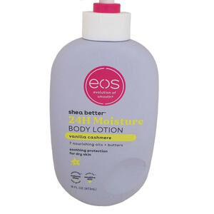 EOS Shea Better 24H Moisture Body Lotion VANILLA CASHMERE 16 fl oz BROKEN PUMP